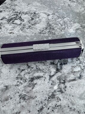 Purple Clutch with stones and sparkle.